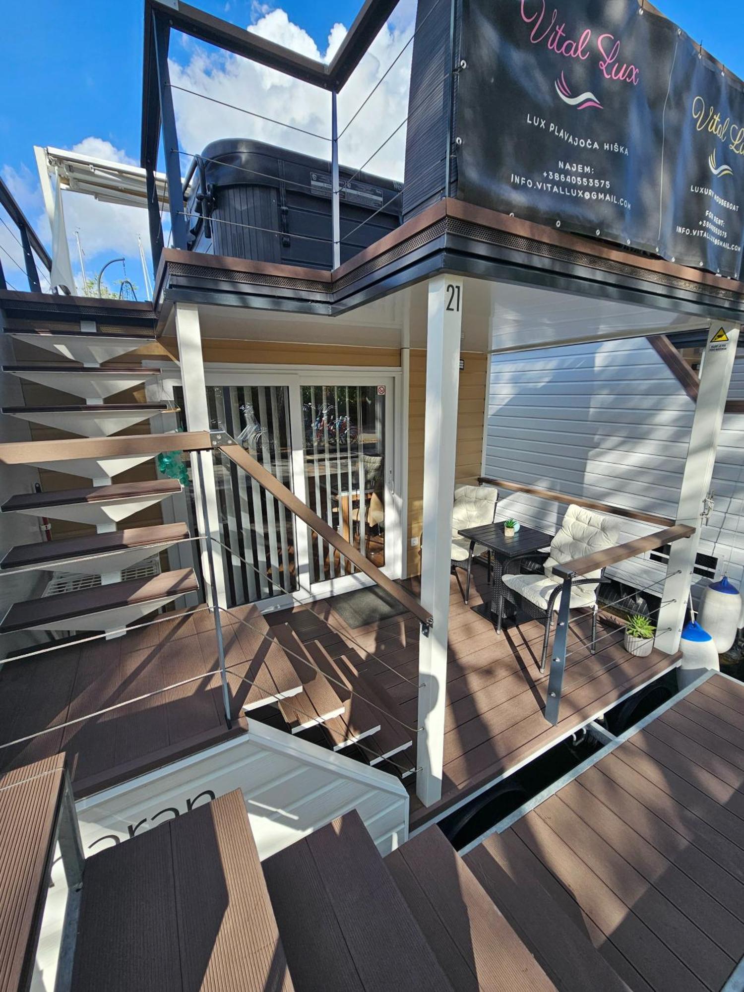 Floating Sea House - Vital Lux Portoroz Ngoại thất bức ảnh